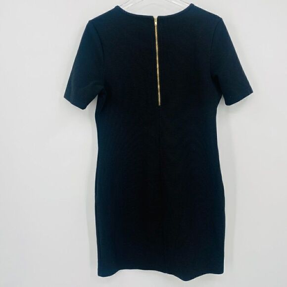 Old Navy Size Small Black Ribbed Short Sleeve Mini Sheath Dress - Picture 9 of 9